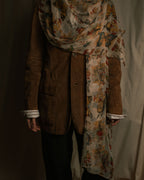 –SPECIAL– "Christian Dior"
00’s historic collage-print silk chiffon large stole