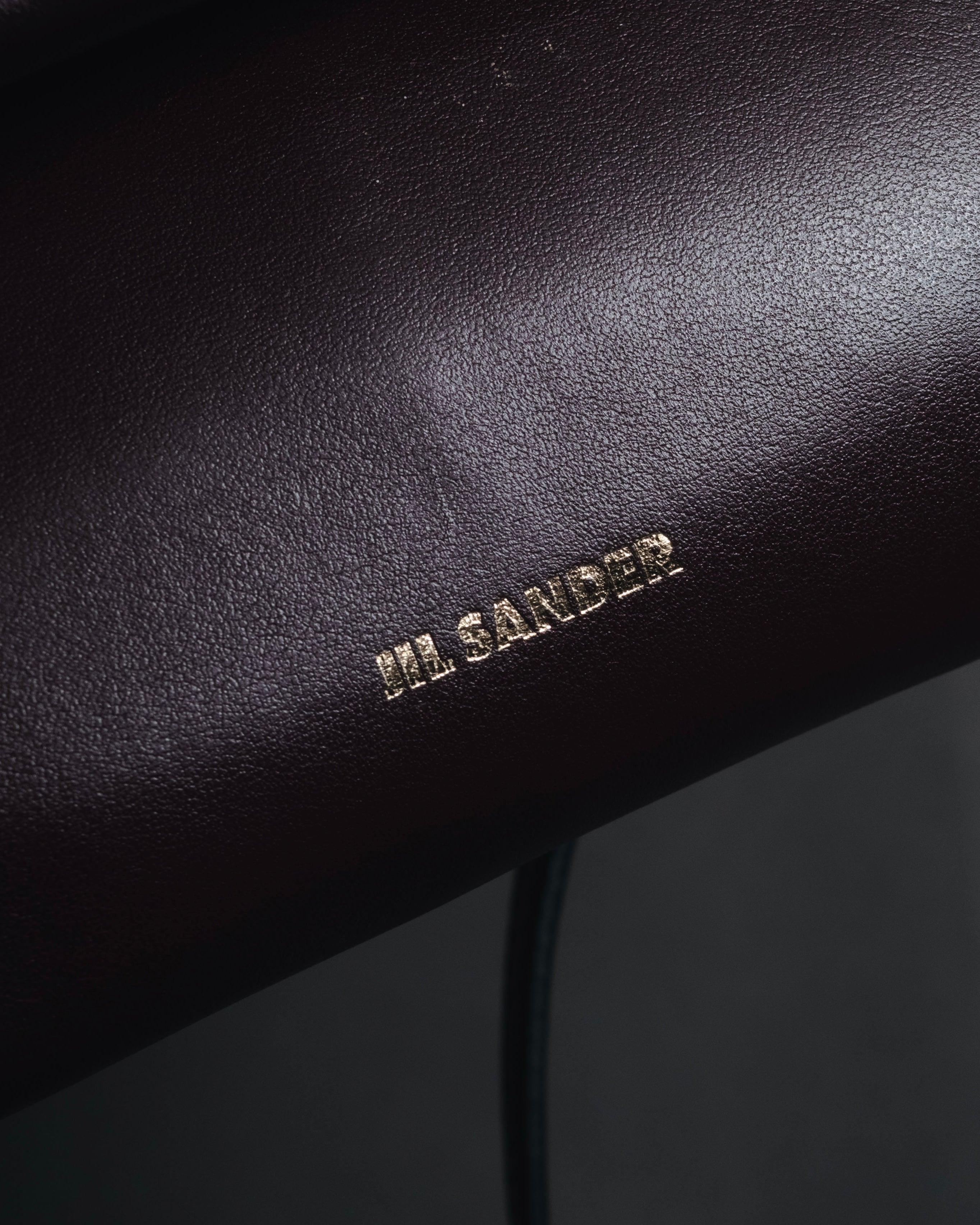"JIL SANDER" 2018- Minimal Folded leather pochette bag
