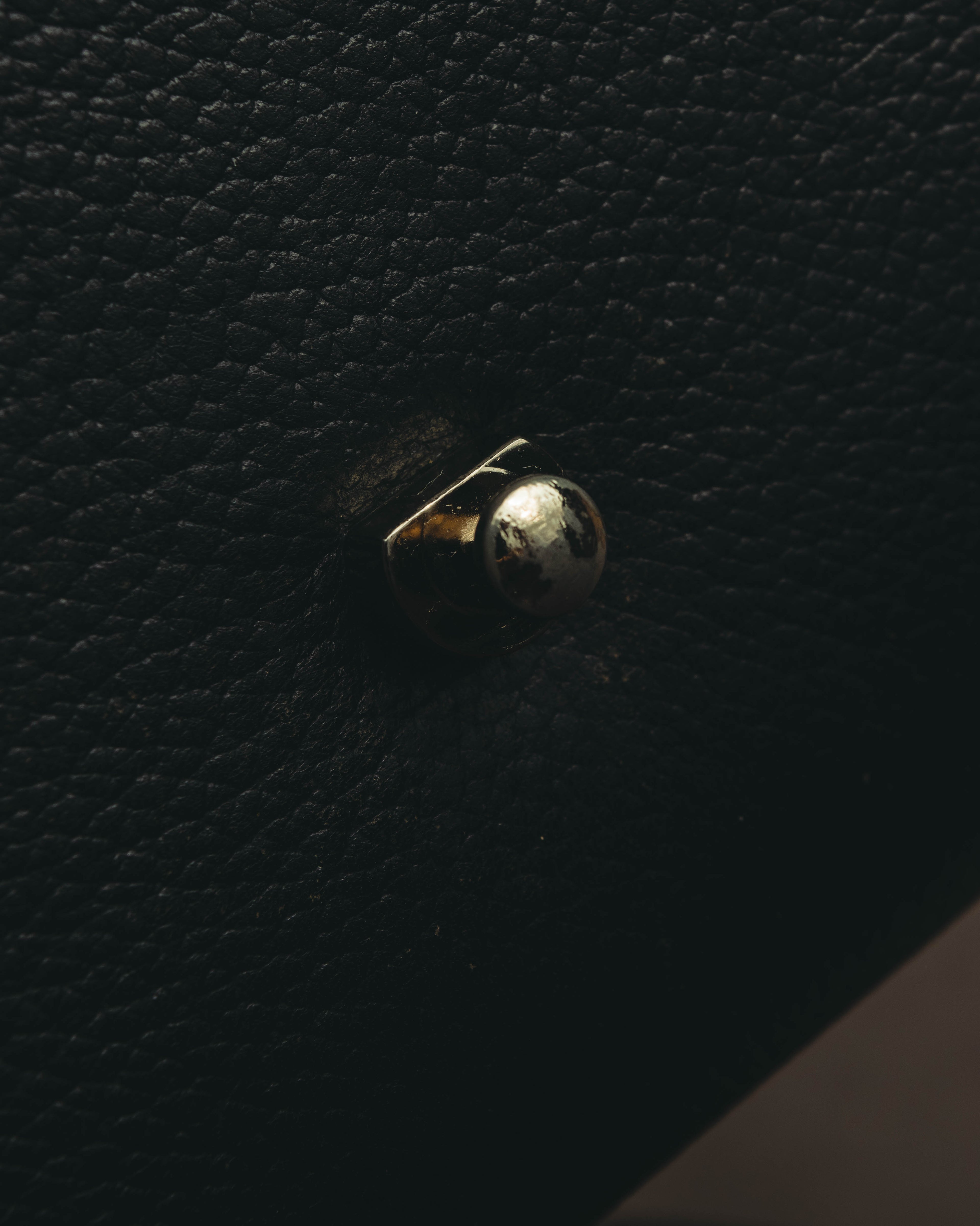 "Burberrys" 80's-90's Classic black leather top-handle handbag