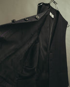 -SPECIAL- “HERMES” 2007-2009 Super 100s pinstripe tailored long gilet