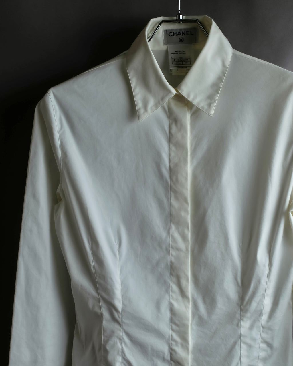 "CHANEL" 2005SS logo studs design shirt jacket