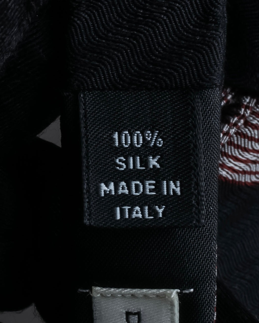 "DRIES VAN NOTTEN" Herringbone striped silk bow tie