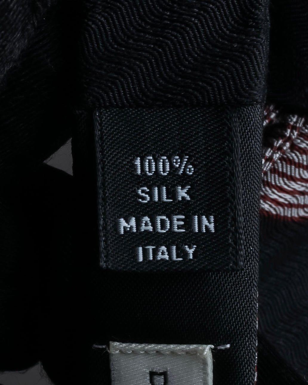 "DRIES VAN NOTTEN" Herringbone striped silk bow tie