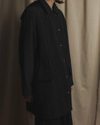 Abrigo con capucha forrado de alta costura de los años 90 de "VALENTINO"