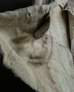 "Dolce &amp; Gabbana" Mouton &amp; knit combination design coat