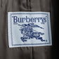 "BURBERRYS" Peaked lapels double breasted olive brown coat