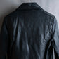 "Acne" Beautiful shape genuine leather double riders jacket