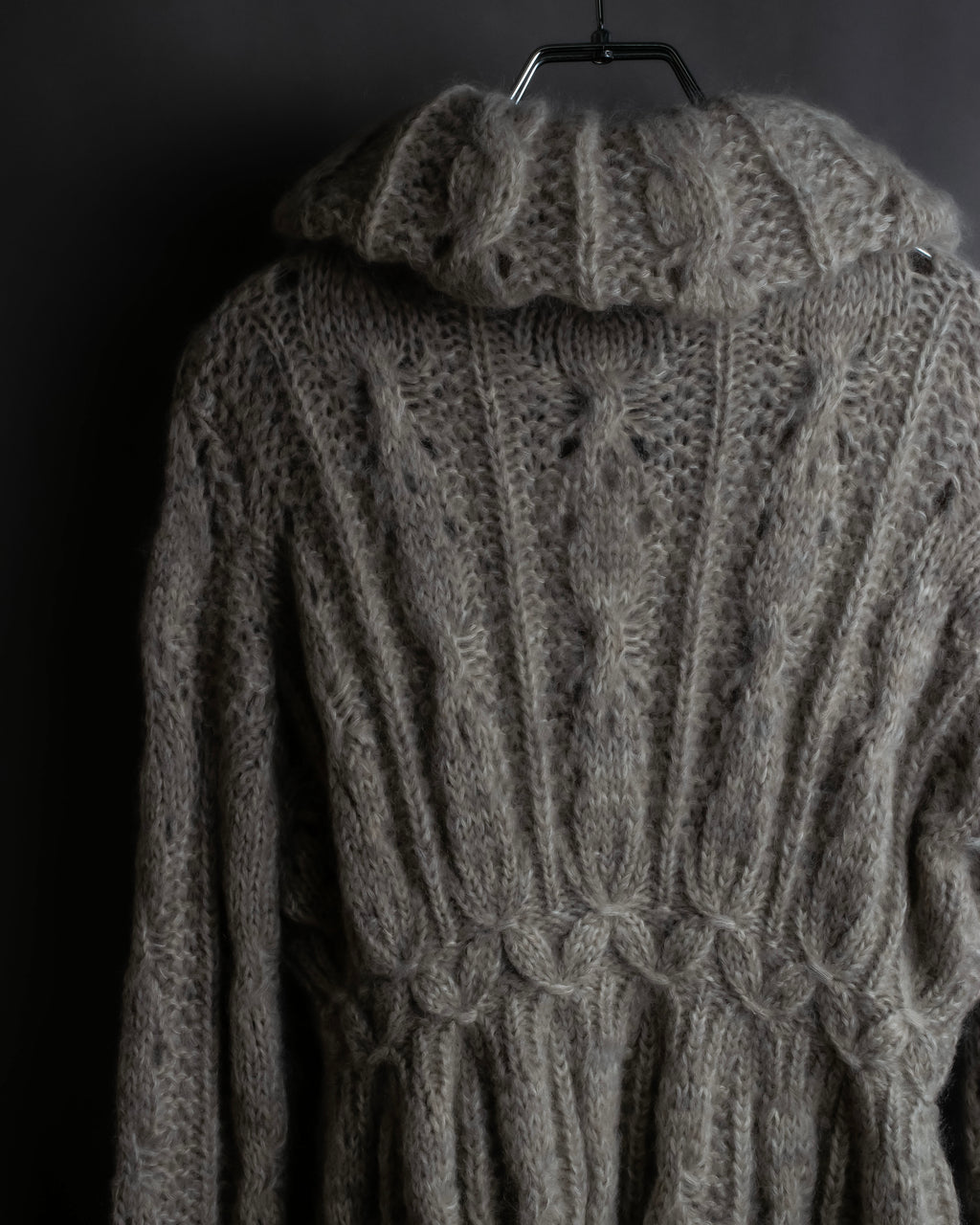 "ERMANNO SCERVINO" Three-dimensional knit long cardigan