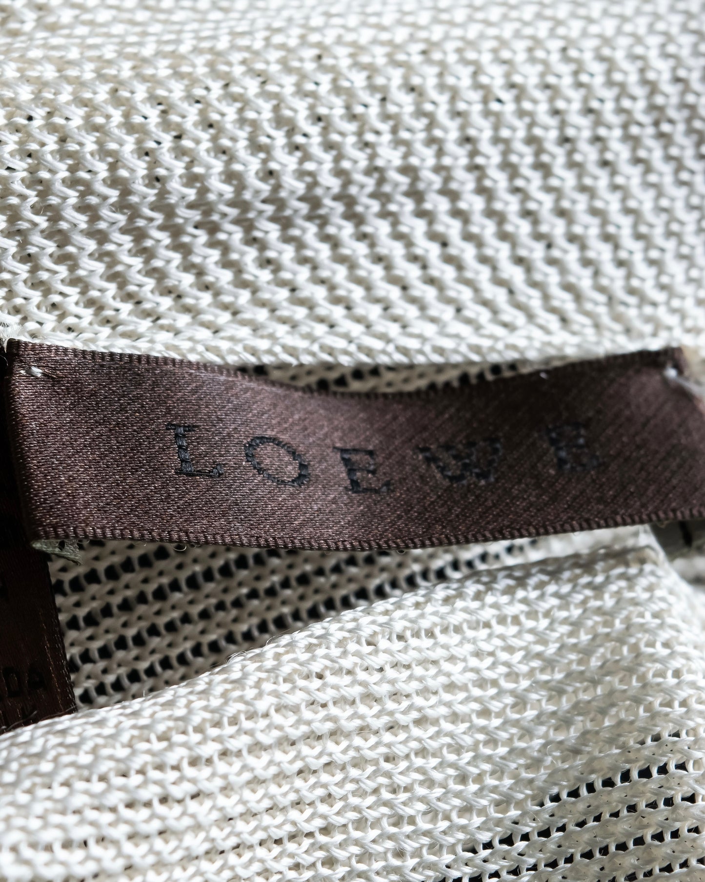 "LOEWE" Shiny silk anagram logo stole