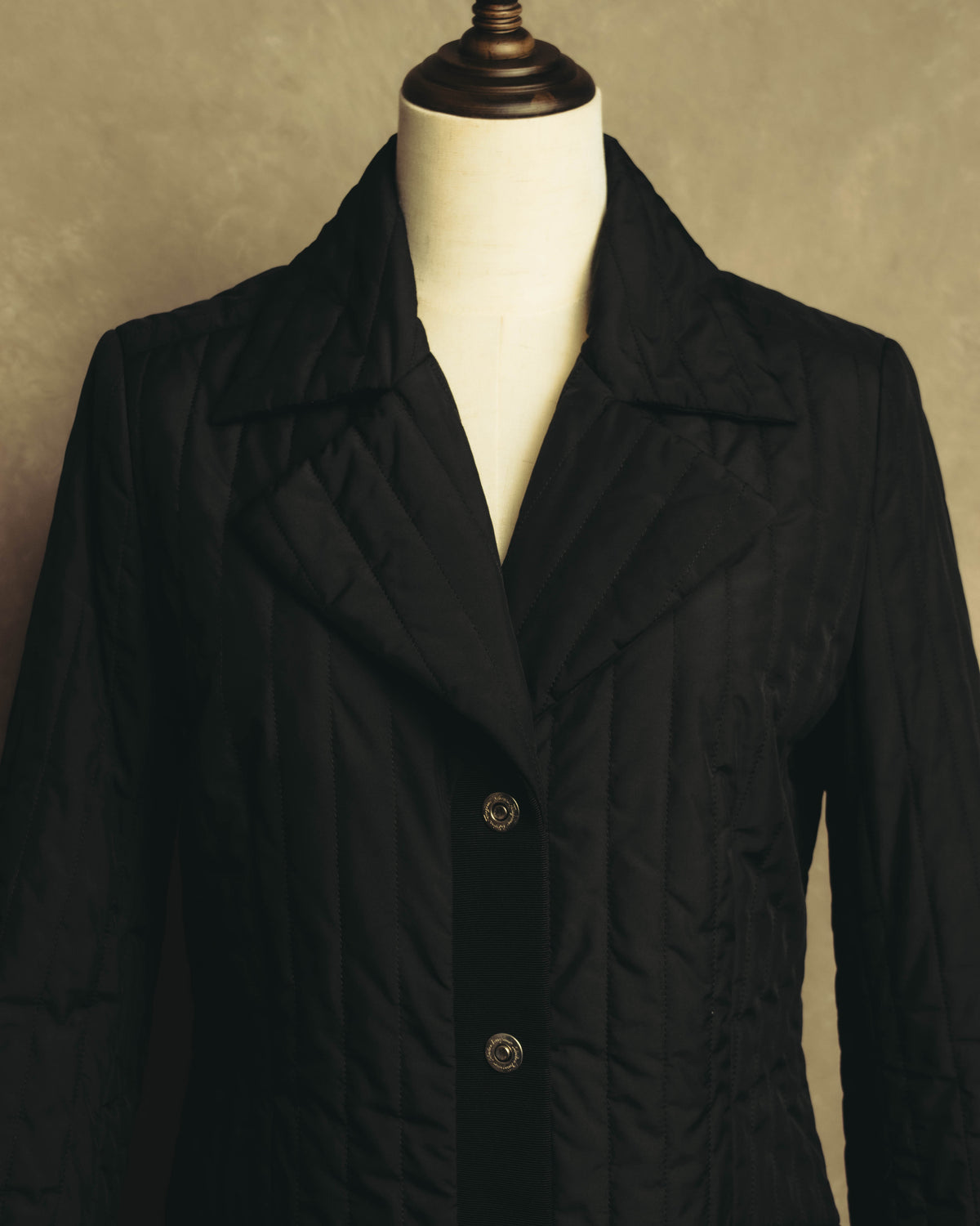 “Salvatore Ferragamo” 00’s-10’s Padded tailored long coat