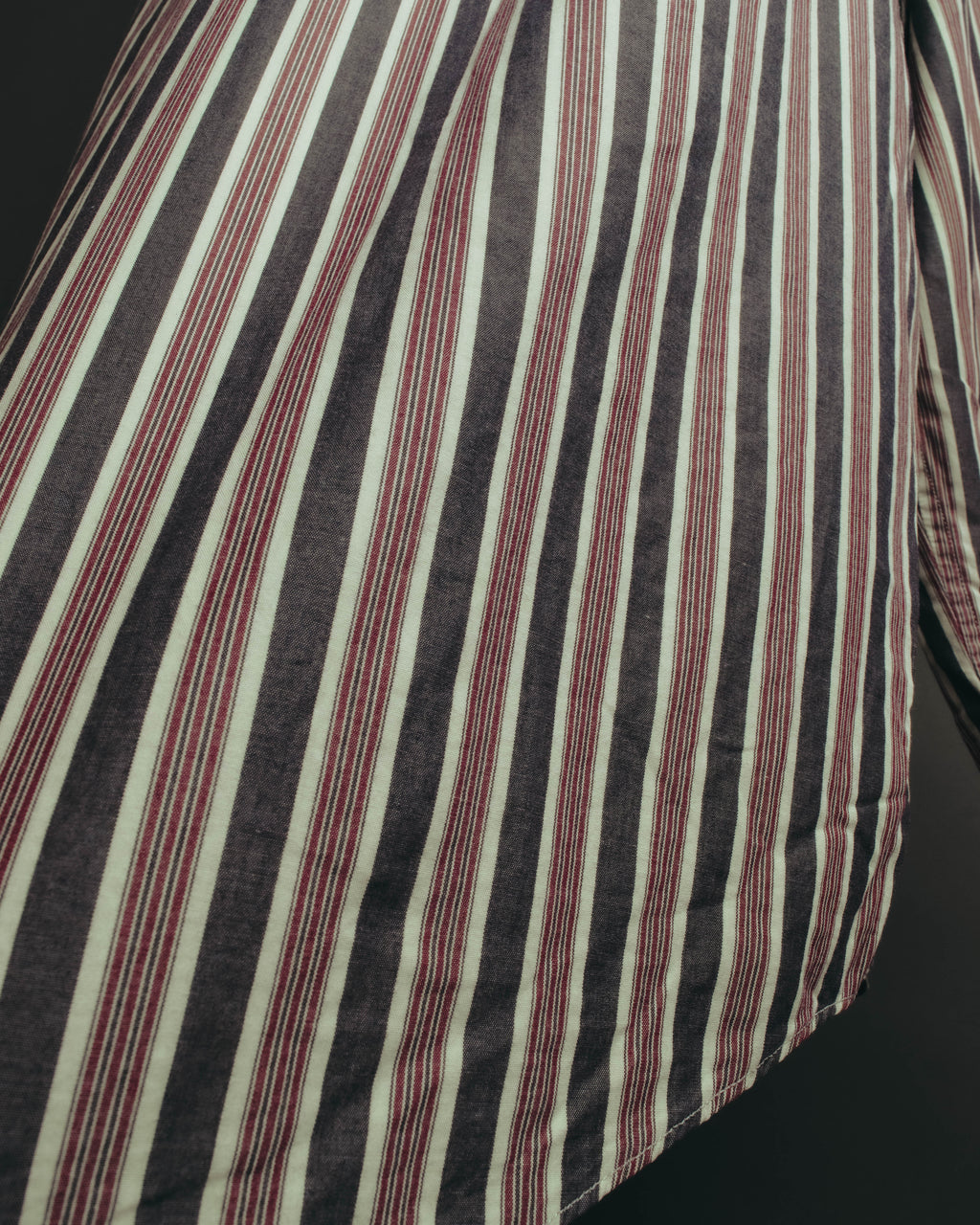"GUCCI" 90's-00's Striped cotton button-down shirt
