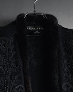 Chaqueta de piel con bordado de cuentas de los años 00 de Ralph Lauren