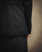 -SPECIAL- “HERMES” 00’s Technical wool equestrian jacket with red lining