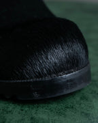 "ISSEY MIYAKE HaaT" Unborn calf shark sole long boots