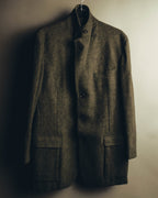 "BURBERRY LONDON" 00's-10's Classic wool tweed coat