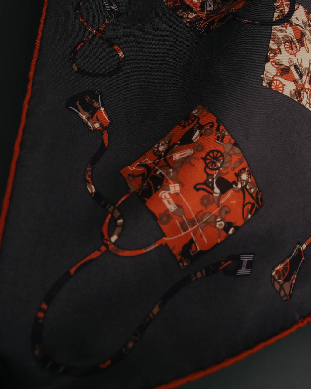 “Hermès” 2007 Kelly en calèche silk scarf