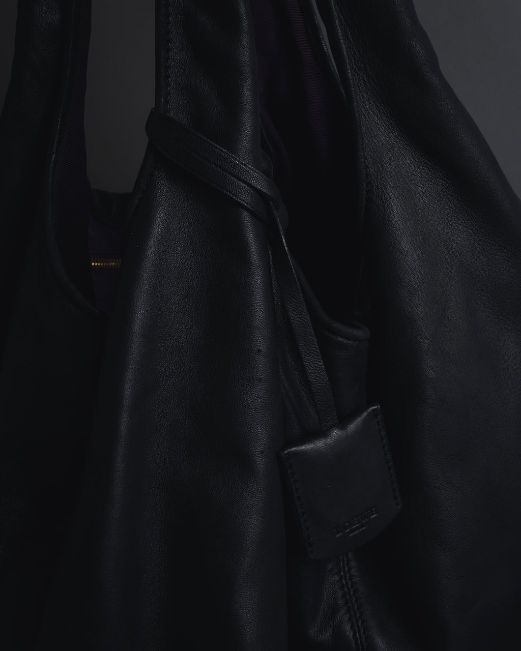 -SPECIAL- “LOEWE” Calle oversized padlock leather bag