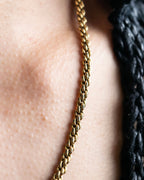“Christian Dior” beautiful thick gold chain necklace