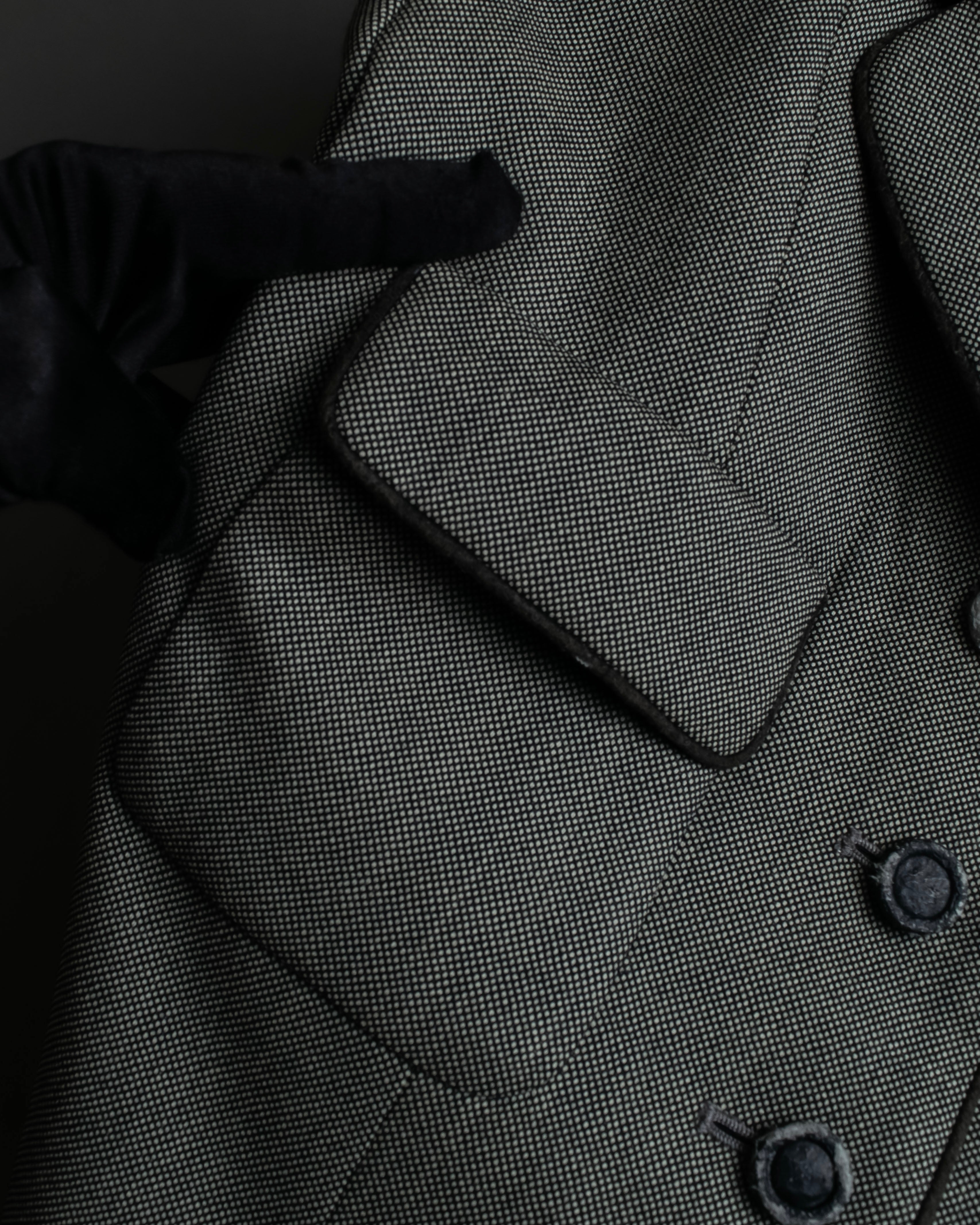 "Christian Dior" Flap pocket detail military tailored jacket
