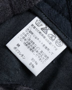 "ISSEY MIYAKE FETE" Fabric change stripe pattern wide slacks