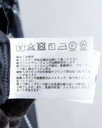 "MSGM" Frill design logo pinstripe pattern shirt