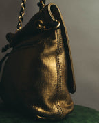 “LANVIN” 2008-2015 Metallic Happy shoulder bag