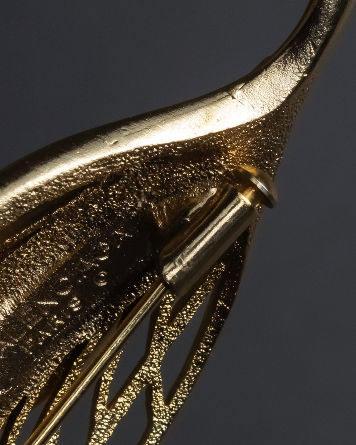 "BALENCIAGA" Floral＆leaf motif brooch set of 2