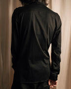 "FENDI" Pick stitch design fly front shirt