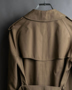 "Burberrys" Water-repellent cotton soutien colour trench coat