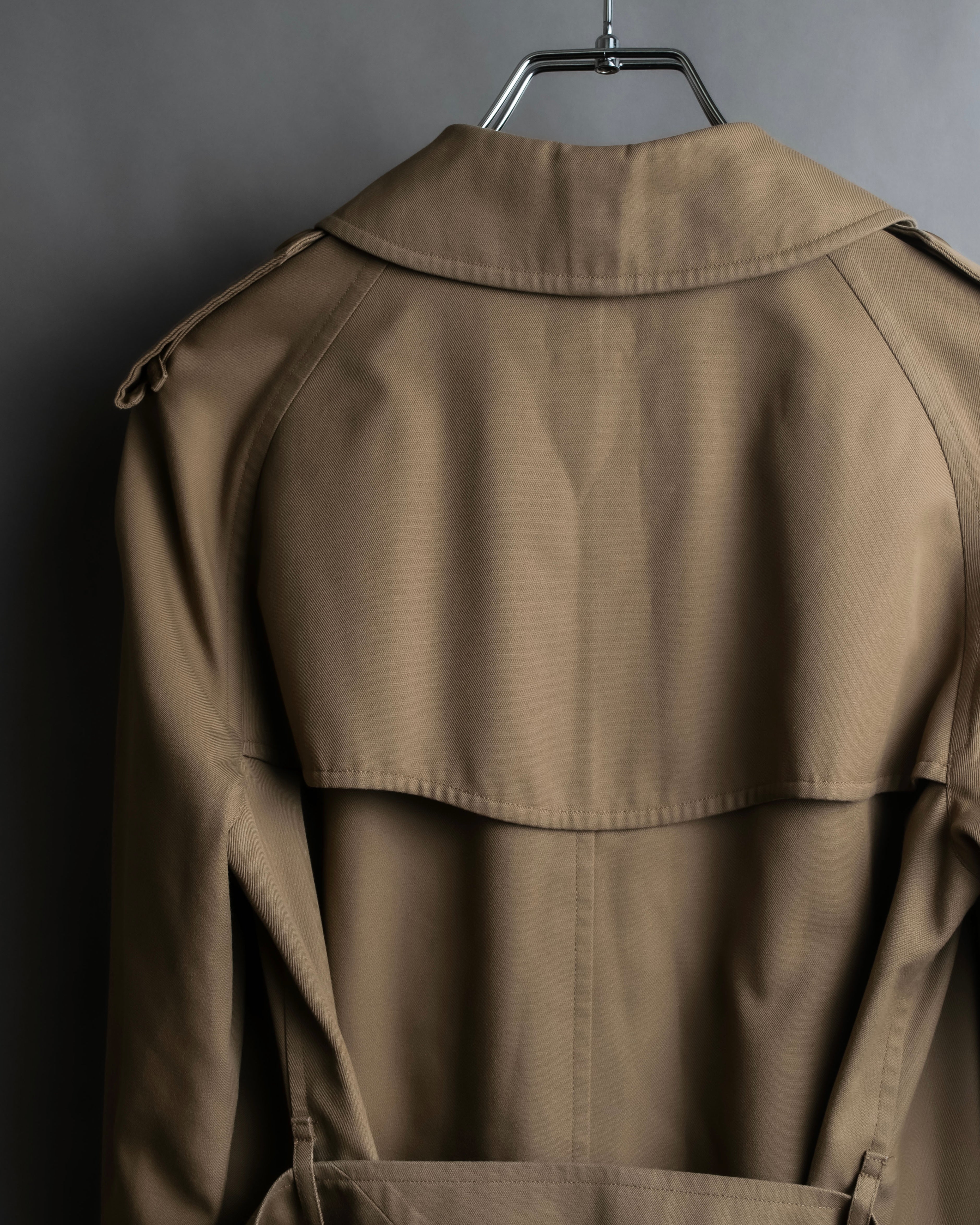 "Burberrys" Water-repellent cotton soutien colour trench coat