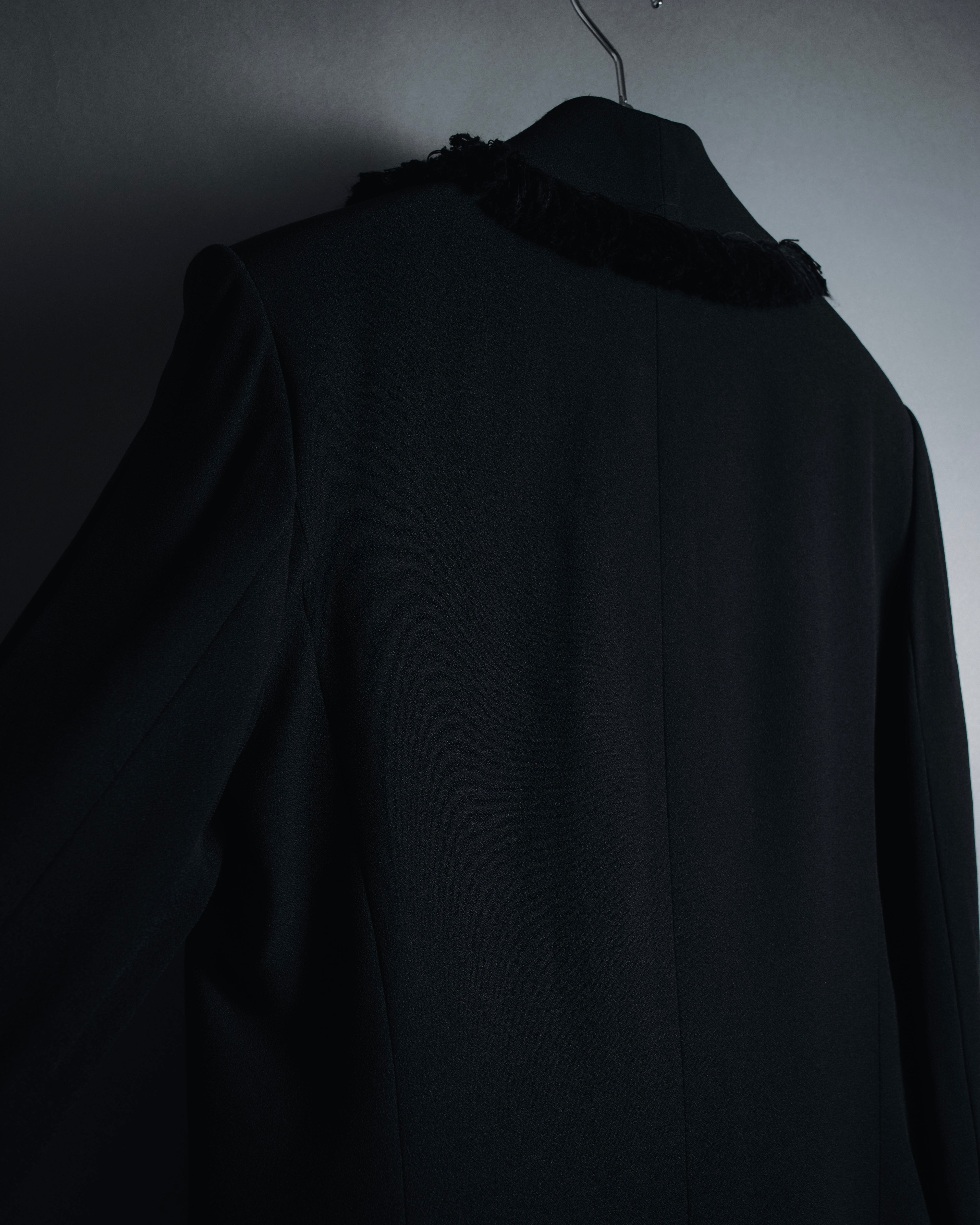 –SPECIAL– "Christian Dior"
98SS fringed peak lapel double breasted jacket