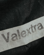 "Valextra" 80's-90's embossed leather document portfolio clutch