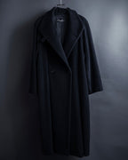 "allegri" Crossover design 2-way collar wool coat