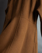 -SPECIAL- "Christian Dior" 80's-90's
Shaped flare silhouette collarless coat