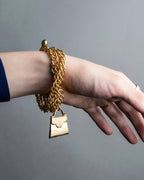 "Karl Lagerfeld" Bag charm mantel chain bracelet