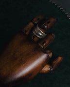 "Jean Paul GAULTIER" 90’s-00’s Sculpted wave band ring