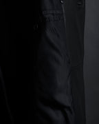 "COACH" Double-breasted panel work design leather coat