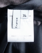 "BALENCIAGA EDITION" Half sleeve design collarless jacket