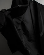 "BALENCIAGA" Structured tailored shawl collar jacket