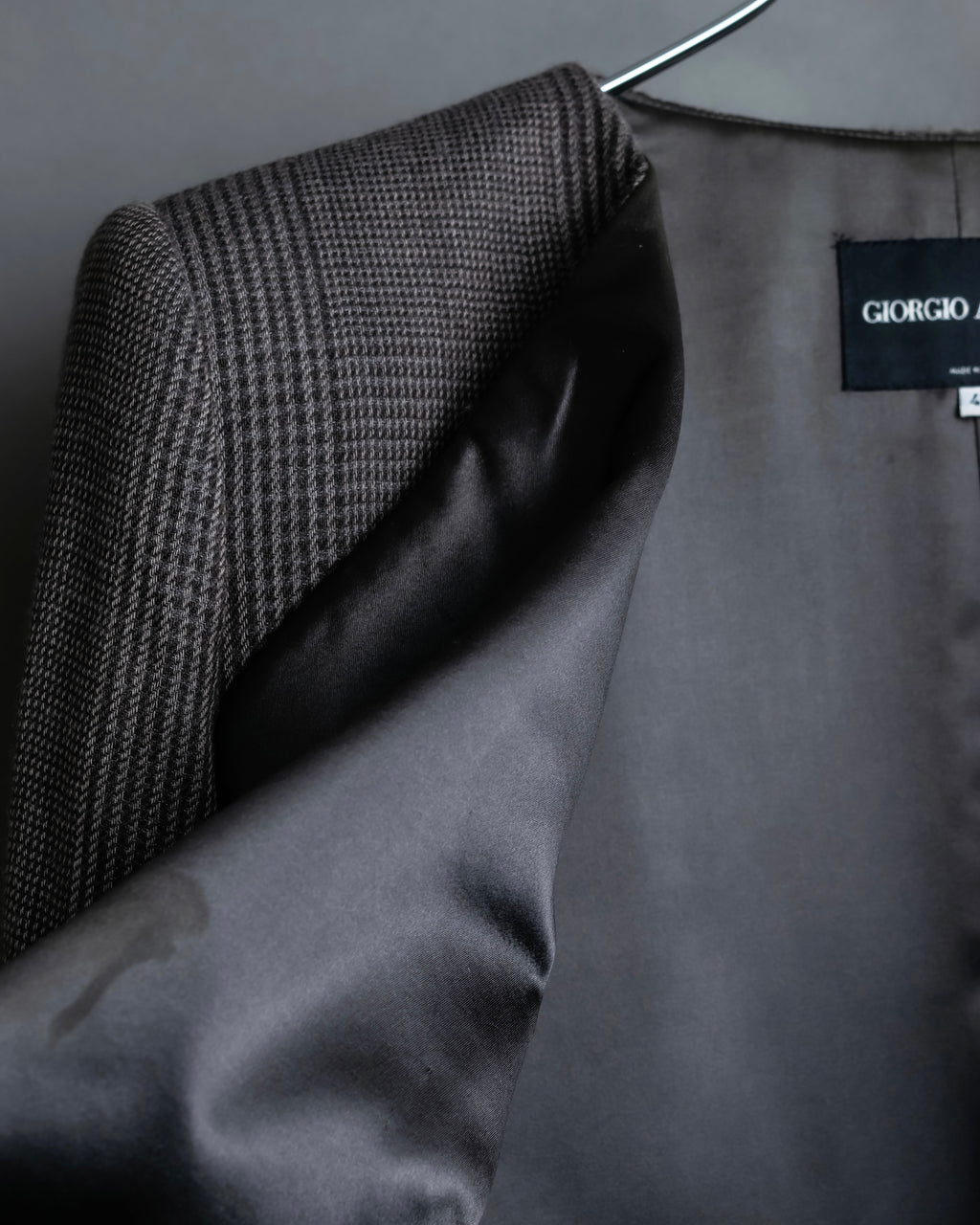 "GIORGIO ARMANI" Drawstring tailored jacket