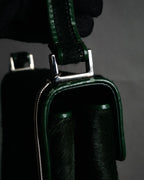 “GUCCI“ 90’s-00’s pony hair structured shoulder bag