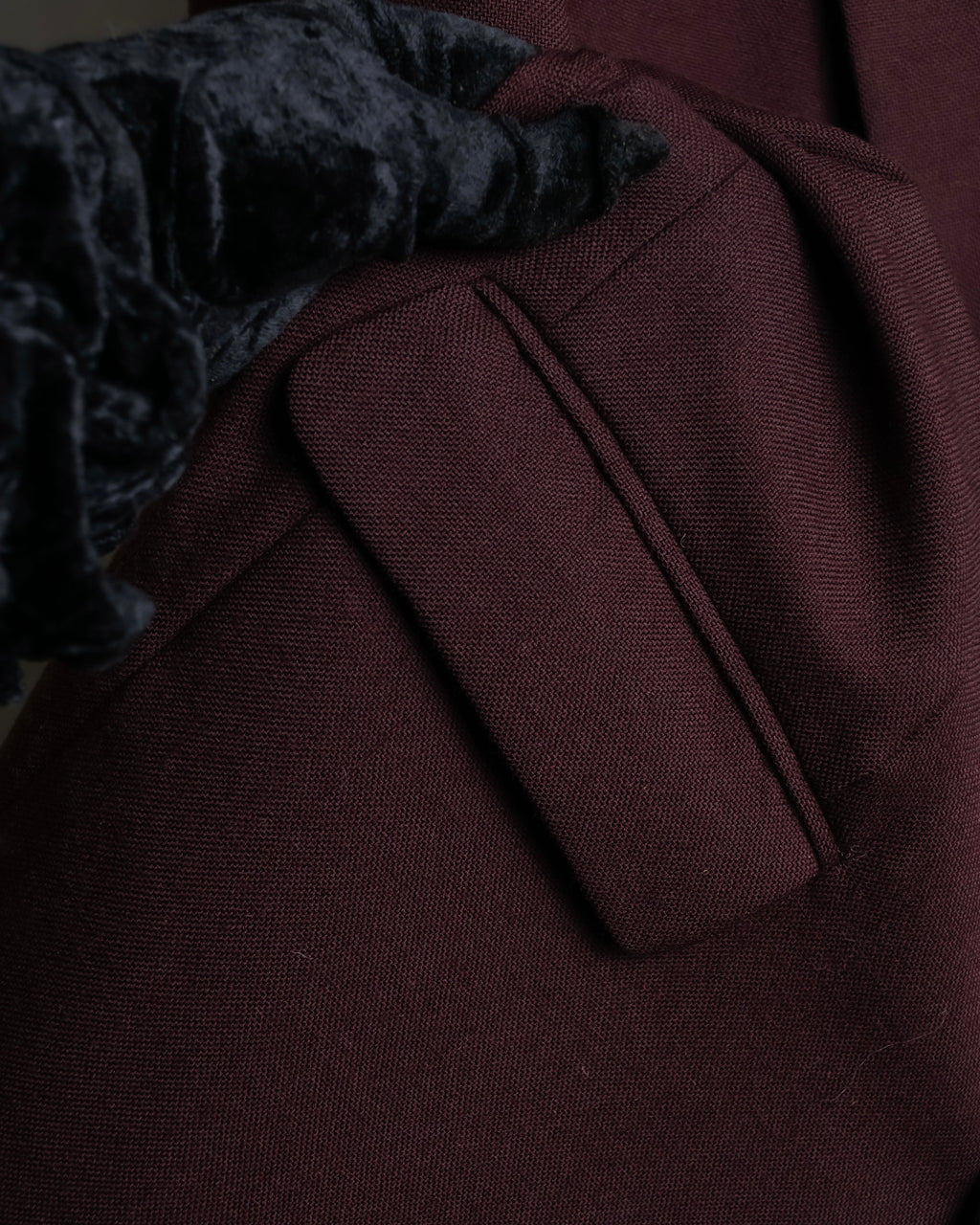 "DRIES VAN NOTTEN" Beautiful burgundy color tailored jacket