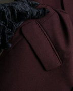 "DRIES VAN NOTTEN" Beautiful burgundy color tailored jacket