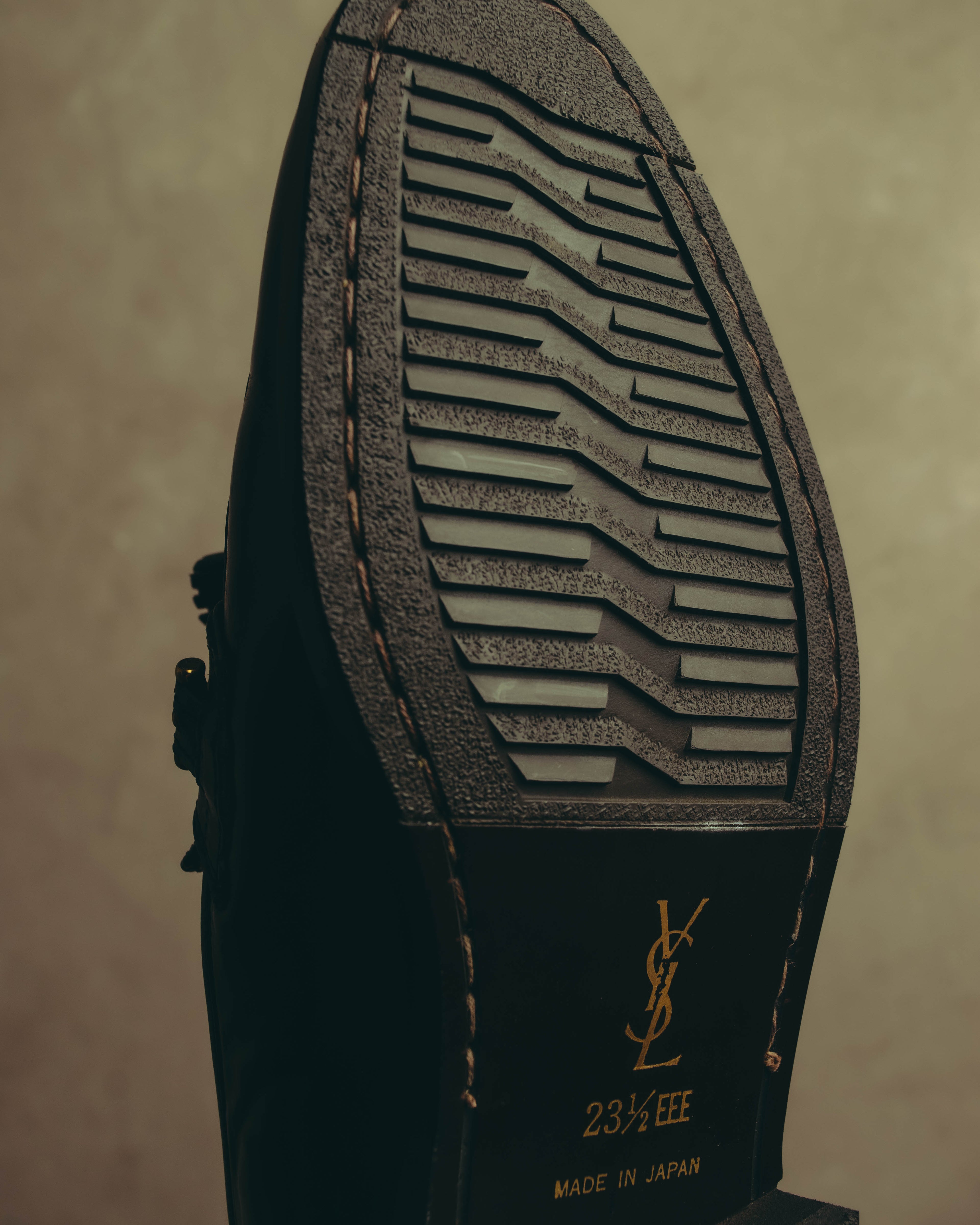 "Yves Saint Laurent" 90's-00's Tassel bit leather loafers