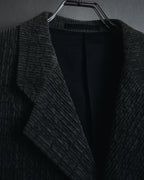 –SPECIAL– "ISSEY MIYAKE MEN" 98AW garment-pleated cotton tailoring set-up