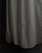 "CELINE" Musical note motif cotton shirt