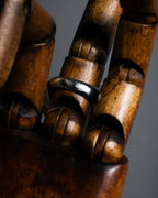 -MOOD Christmas Collection-
 "Dior" John Galliano design logo engraved cocktail ring