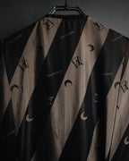 "LUNA MATTINO" 90’s Crushed velvet pointed hem vest