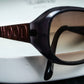 "Vivienne Westwood" Engraved temple logo oval sunglasses