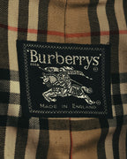 “Burberrys” 80’s Heritage check long trench coat